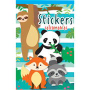 Foto de Block de Stickers Adheribles Granmark con 6 Planillas Animalitos 
