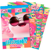 Foto de Block de Stickers Adheribles Granmark con 6 Planillas Axolotl 