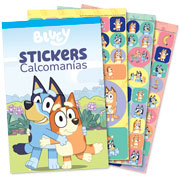 Foto de Block de Stickers Adheribles Granmark con 6 Planillas Bluey 