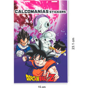 Foto de Block de Stickers Adheribles Granmark con 6 Planillas Dragon Ball 