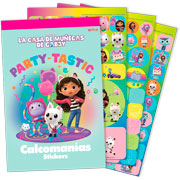 Foto de Block de Stickers Adheribles Granmark con 6 Planillas Gabby Dollhouse 