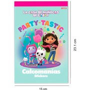 Foto de Block de Stickers Adheribles Granmark con 6 Planillas Gabby Dollhouse 
