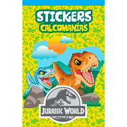 Foto de Block de Stickers Adheribles Granmark con 6 Planillas Jurassic World 