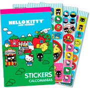 Foto de Block de Stickers Adheribles Granmark con 6 Planillas Kitty & Friends 