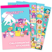 Foto de Block de Stickers Adheribles Granmark con 6 Planillas Kitty & Friends 