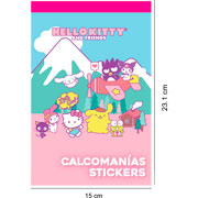 Foto de Block de Stickers Adheribles Granmark con 6 Planillas Kitty & Friends 