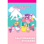 Foto de Block de Stickers Adheribles Granmark con 6 Planillas Kitty & Friends 