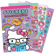Foto de Block de Stickers Adheribles Granmark con 6 Planillas Kitty 