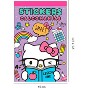 Foto de Block de Stickers Adheribles Granmark con 6 Planillas Kitty 