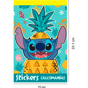 Foto de Block de Stickers Adheribles Granmark con 6 Planillas Lilo & Stitch 