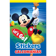 Foto de Block de Stickers Adheribles Granmark con 6 Planillas Mickey Mouse 