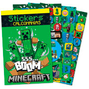 Foto de Block de Stickers Adheribles Granmark con 6 Planillas Minecraft 