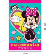 Foto de Block de Stickers Adheribles Granmark con 6 Planillas Minnie 