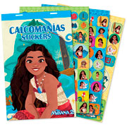Foto de Block de Stickers Adheribles Granmark con 6 Planillas Moana 