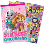 Foto de Block de Stickers Adheribles Granmark con 6 Planillas Paw Patrol 