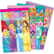 Foto de Block de Stickers Adheribles Granmark con 6 Planillas Princesas 