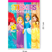 Foto de Block de Stickers Adheribles Granmark con 6 Planillas Princesas 