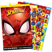 Foto de Block de Stickers Adheribles Granmark con 6 Planillas Spiderman 