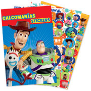 Foto de Block de Stickers Adheribles Granmark con 6 Planillas Toy Story 5 