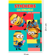 Foto de Block de Stickers Adheribles Granmark con 6 Planillas Villano Favorito 4 