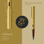 Foto de Pluma Fuente Lamy Hufflepuff Al-Star Punto Mediano Azul 25Hphm 