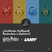 Foto de Pluma Fuente Lamy S25Hppff Set Harry Potter F Azul Con 4 Piezas 