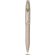 Foto de Boligrafo Fino Sheaffer Emily In Paris 100 Champ Dorado Con Tarjetero 