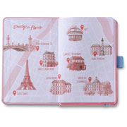 Foto de Boligrafo Fino Sheaffer Emily In Paris Sentinel E321 Rosa Con Libreta 