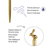 Foto de Boligrafo Miquelrius Mr11927 Bunny Metallic 