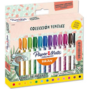 Foto de Boligrafo Inkjoy Vintage con 16 Surtidos 