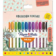 Foto de Boligrafo Inkjoy Vintage con 16 Surtidos 