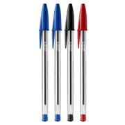 Bolígrafo Bic M-250 negro azul rojo punto mediano con 4 pzas más un lá – Du  Papier