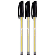 Foto de Boligrafos Norma 1.0 mm 3 Piezas Negro 