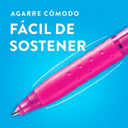 Foto de Boligrafos Paper Mate 300 Candy Retractil 1.0 mm 8 Colores Surtidos 