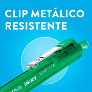 Foto de Boligrafos Paper Mate 300 Candy Retractil 1.0 mm 8 Colores Surtidos 