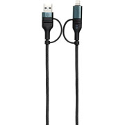 Foto de Cable STF 4 en 2 con USB-C y Lightning ST-A12872 