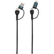 Foto de Cable STF 4 en 2 con USB-C y Lightning ST-A12872 