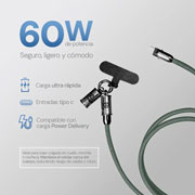 Foto de Cable STF Sujetador Tipo C 30 cm 60 W ST-A52424 