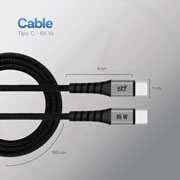 Foto de Cable STF Tipo C a Tipo C 65 W ST-A36779 