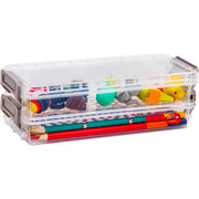 Foto de Caja Con Divisiones Tengone 0.33L 20.5X8X6.5Cm Con 2 Traslucido 