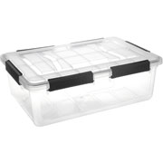 Foto de Caja Con Tapa Tengone 32L 57.6X38.5X20.3Cm Transparente 