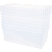 Foto de Caja Con Tapa Tengone 6L 33.6X19X27Cm Con 6 Traslucido 