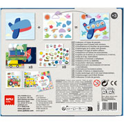 Foto de Caja De Stickers Apli Kids Tematica Transportes 
