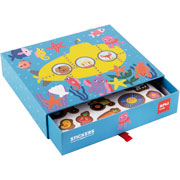 Foto de Caja De Stickers Apli Kids Tematica Transportes 