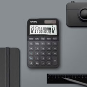 Foto de Calculadora De Escritorio Casio Ms-20Yc-Bk 12 Digitos Negro 