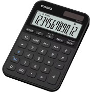 Foto de Calculadora De Escritorio Casio Ms-20Yc-Bk 12 Digitos Negro 