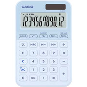 Foto de Calculadora De Escritorio Casio Ms-20Yc-Lb 12 Digitos Azul Claro 