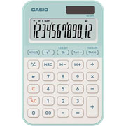 Foto de Calculadora De Escritorio Casio Ms-20Yc-Lg 12 Digitos Verde 