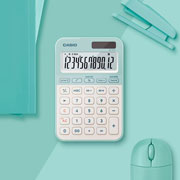 Foto de Calculadora De Escritorio Casio Ms-20Yc-Lg 12 Digitos Verde 