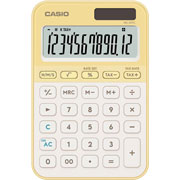 Foto de Calculadora De Escritorio Casio Ms-20Yc-Ly 12 Digitos Amarillo 